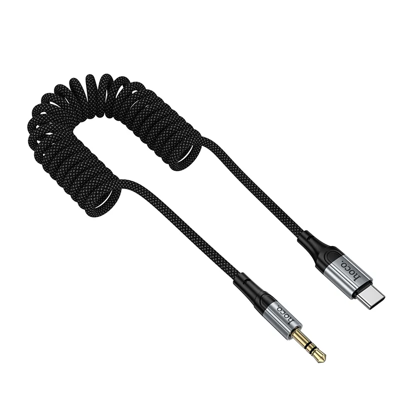Cablu Audio USB-C - 3.5mm HOCO UPA33B, 1.5m, Negru