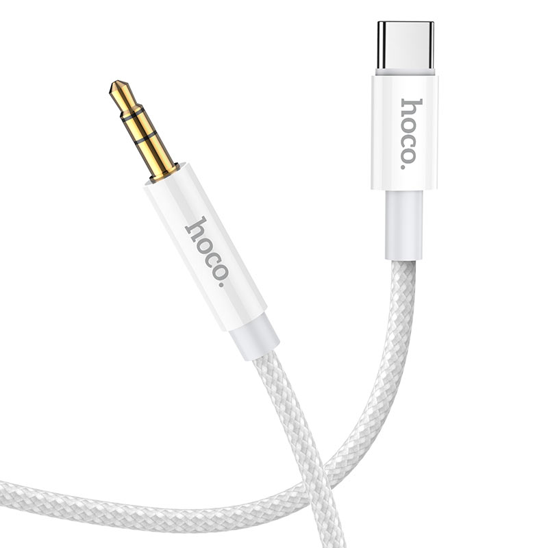 Cablu Audio USB-C - 3.5mm HOCO UPA19, 1m, Argintiu