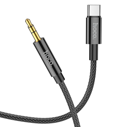 Cablu Audio USB-C - 3.5mm HOCO UPA19, 1m, Negru