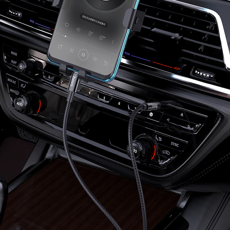 Cablu Audio USB-C - 3.5mm HOCO UPA19, 1m, Negru