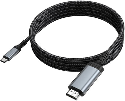 Cablu Audio si Video USB-C - HDMI HOCO UA43, 1.8m, Gri