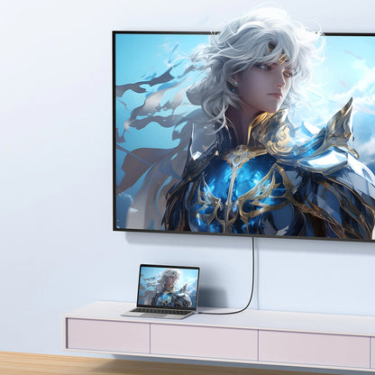 Cablu Audio si Video USB-C - DisplayPort Baseus Ultra Clarity, 8K, 2m, Negru B0063370D111-01