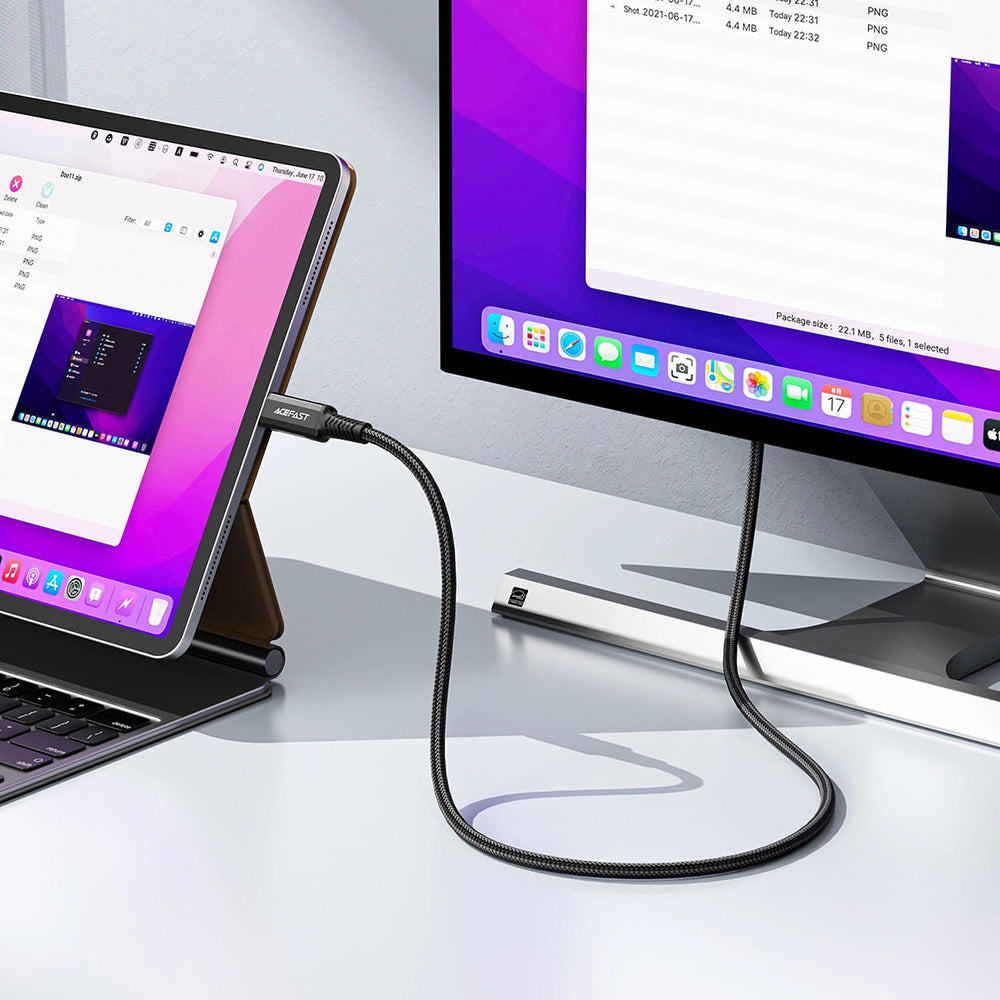 Cablu Audio si Video USB-C - HDMI Acefast C1-10, 1.8m, Negru