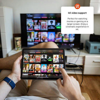 Cablu Audio si Video USB-C - HDMI Fixed, 2m, Gri