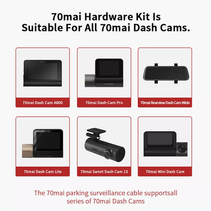 Hardwire 70mai Kit Midrive UP02, microUSB, 3m