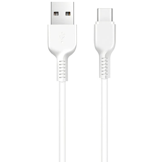 Cablu Date si Incarcare USB-A - USB-C HOCO Flash X20, 18W, 1m, Alb