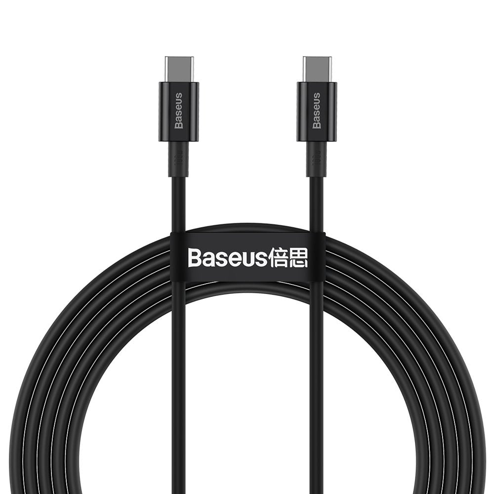 USB-C Data and Charging Cable - USB-C Baseus Superior Series, 100W, 1m, Black CATYS-B01