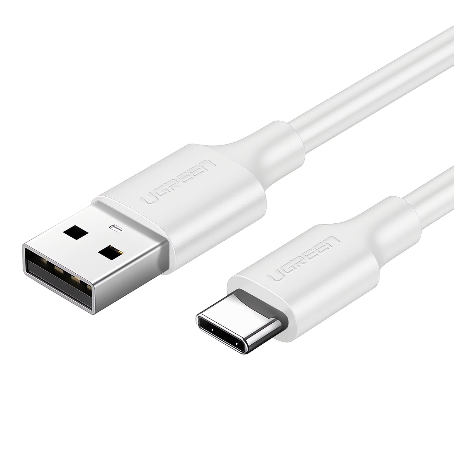 Cablu Date si Incarcare USB-A - USB-C UGREEN US287, 18W, 1.5m, Alb