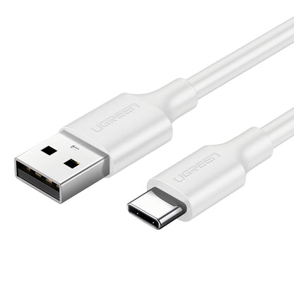 Cablu Date si Incarcare USB-A - USB-C UGREEN US287, 18W, 1.5m, Alb