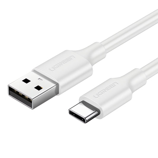 Cablu Date si Incarcare USB-A - USB-C UGREEN US287, 18W, 1.5m, Alb