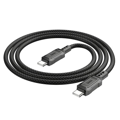 Cablu Date si Incarcare USB-C - USB-C HOCO Leader X94, 60W, 1m, Negru