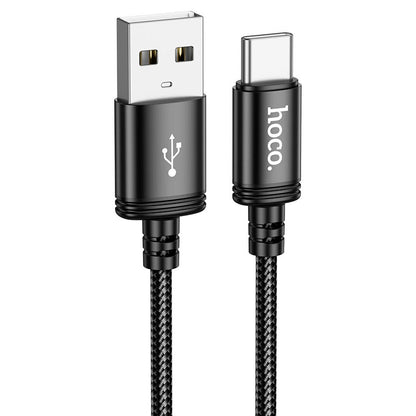 Cablu Date si Incarcare USB-A - USB-C HOCO X91, 18W, 3m, Negru