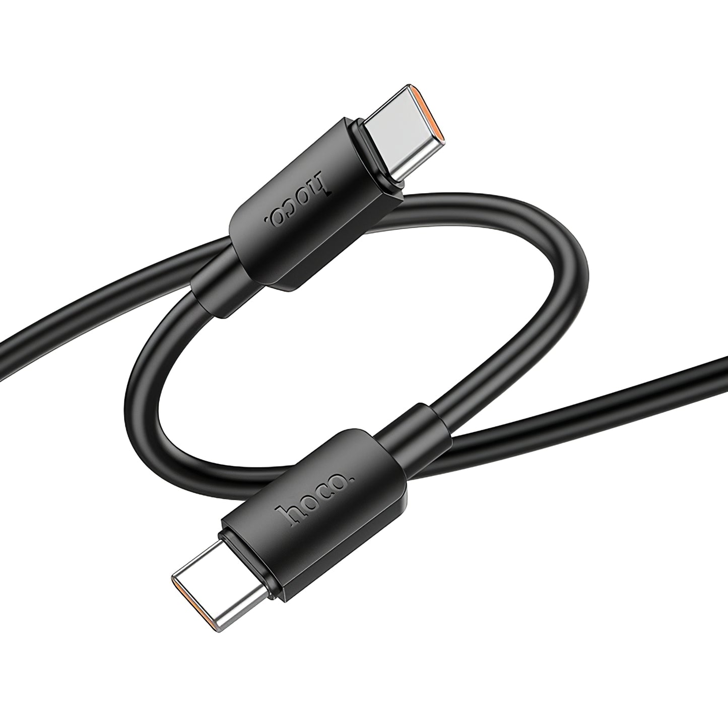 Cablu Date si Incarcare USB-C - USB-C HOCO X96, 100W, 1m, Negru