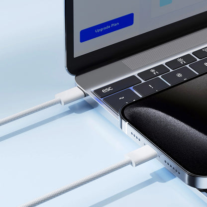 Kabel USB-C do ładowania i transmisji danych - USB-C Joyroom S-A45, 60W, 1m, biały 