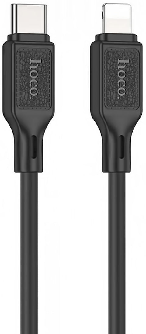 Kabel USB-C - Lightning do ładowania i transmisji danych HOCO X90, 20 W, 1 m, czarny 