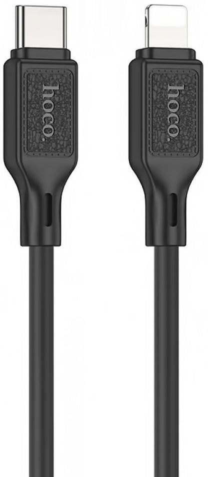 Kabel USB-C - Lightning do ładowania i transmisji danych HOCO X90, 20 W, 1 m, czarny 