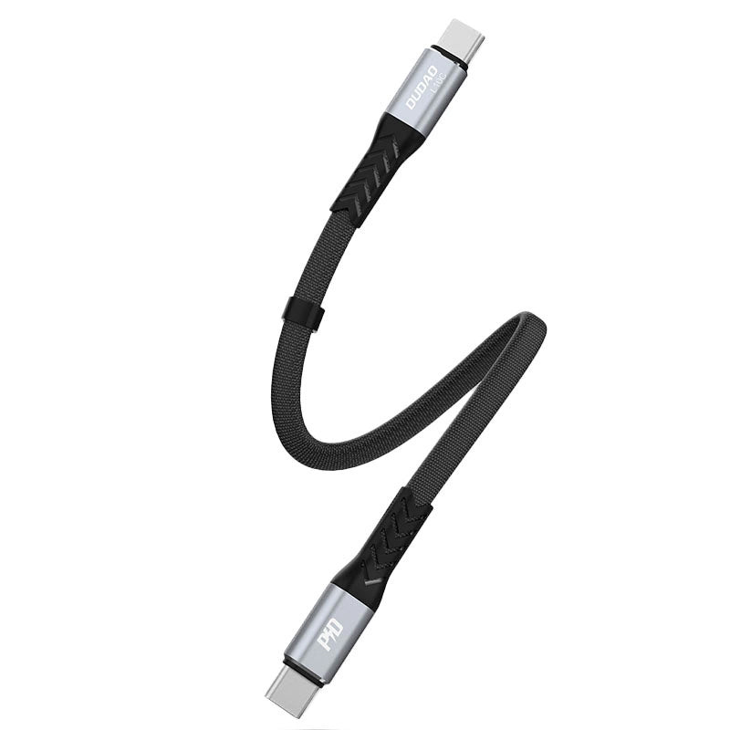 Cablu Date si Incarcare USB-C - USB-C Dudao L10C, 100W, 0.23m, Negru