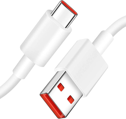 Cablu Date si Incarcare USB-A - USB-C Xiaomi, 60W, 1m, Alb 4501000021PG