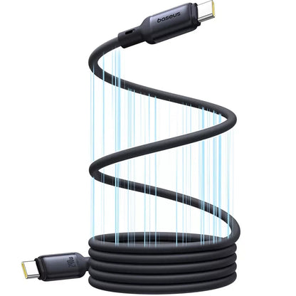 Cablu Date si Incarcare USB-C - USB-C Baseus PicoGo, 240W, 1m, Negru P10376800121-00