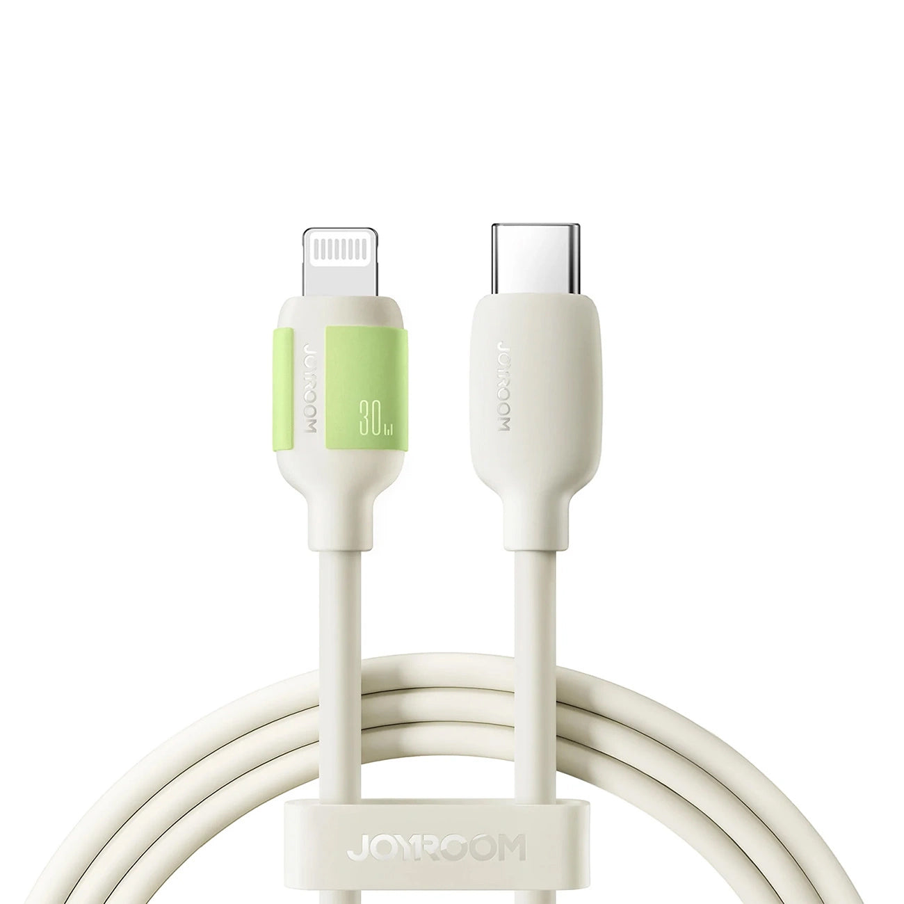 Cablu Date si Incarcare USB-C - Lightning Joyroom S-A53, 30W, 1.2m, Bej