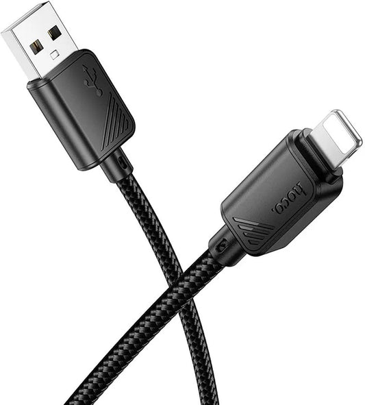 Cablu Date si Incarcare USB-A - Lightning HOCO X113, 18W, 1m, Negru