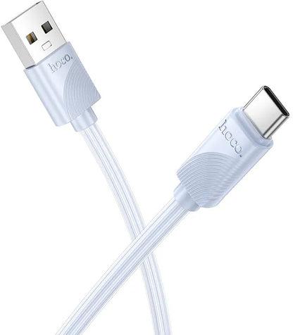 Cablu Date si Incarcare USB-A - USB-C HOCO X114, 18W, 1m, Albastru