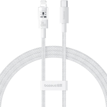 Cablu Date si Incarcare USB-C - Lightning Baseus Gem, 20W, 1m, Alb P10373001211-00