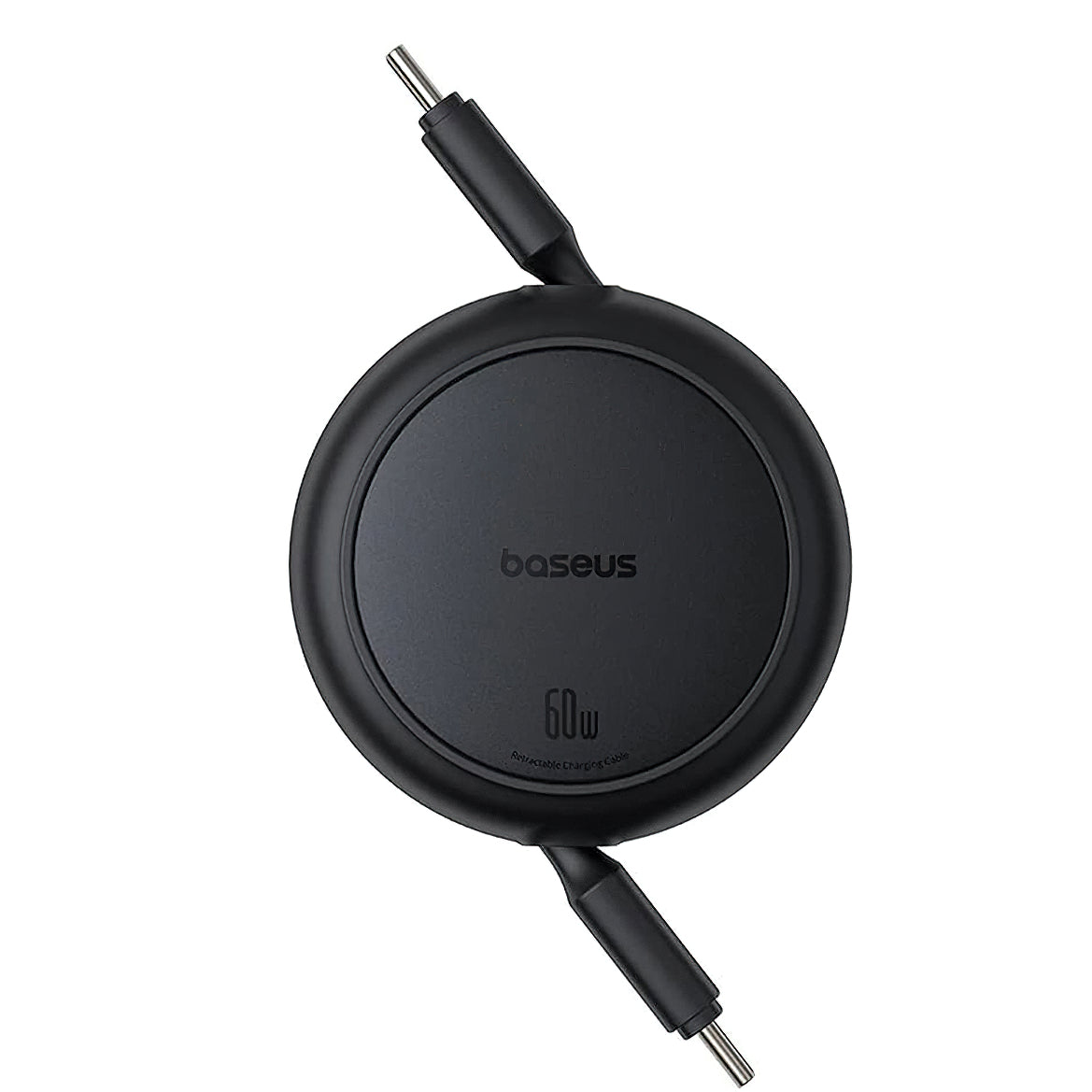 Cablu Date si Incarcare USB-C - USB-C Baseus Free2Pull Mini Retractable, 60W, 1m, Negru P10364500111-01