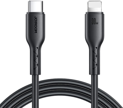 Cablu Date si Incarcare USB-C - Lightning Joyroom SA26-CL3, 30W, 1m, Negru