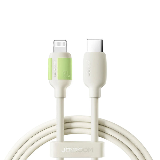 Cablu Date si Incarcare USB-C - Lightning Joyroom S-A53, 30W, 2m, Bej