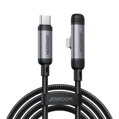 Cablu Date si Incarcare USB-C - Lightning Joyroom S-A56 EnjoyX Angled, 30W, 1.2m, Negru
