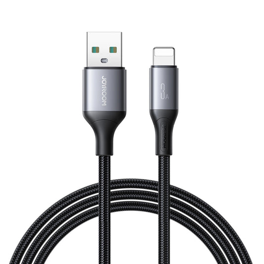 Cablu Date si Incarcare USB-A - Lightning Joyroom S-A28 Flash, 18W, 2m, Negru