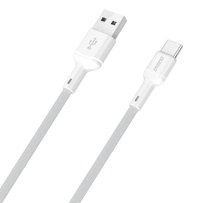 Cablu Date si Incarcare USB-A - USB-C Dudao L9T, 100W, 1m, Alb