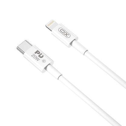Cablu Date si Incarcare USB-C - Lightning XO Design NB-Q189B, 20W, 2m, Alb