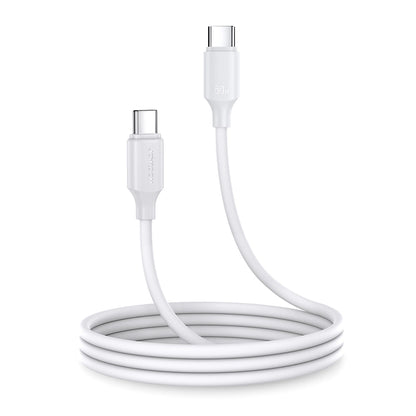 Cablu Date si Incarcare USB-C - USB-C Joyroom S-A9, 60W, 1m, Alb