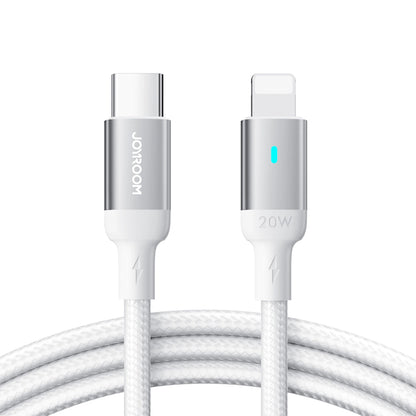 Cablu Date si Incarcare USB-C - Lightning Joyroom S-A10, 20W, 1.2m, Alb