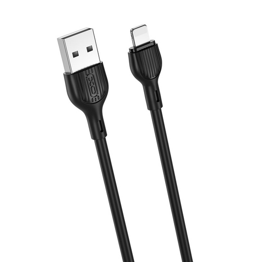 Cablu Date si Incarcare USB-A - Lightning XO Design NB200, 10W, 1m, Negru