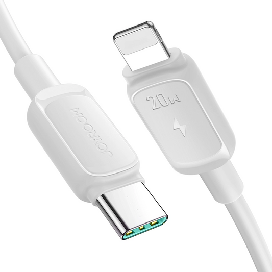Cablu Date si Incarcare USB-C - Lightning Joyroom S-A14, 30W, 1.2m, Alb