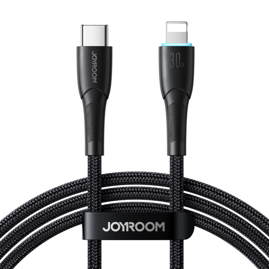 Cablu Date si Incarcare USB-C - Lightning Joyroom S-A32, 30W, 1m, Negru