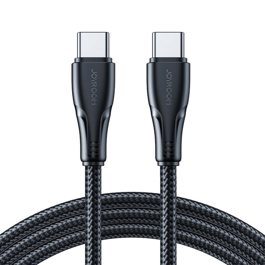 Cablu Date si Incarcare USB-C - USB-C Joyroom S-A11, 60W, 0.25m, Negru