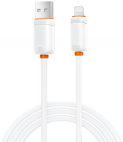 Cablu Date si Incarcare USB-A - Lightning XO Design NB302, 18W, 1m, Alb