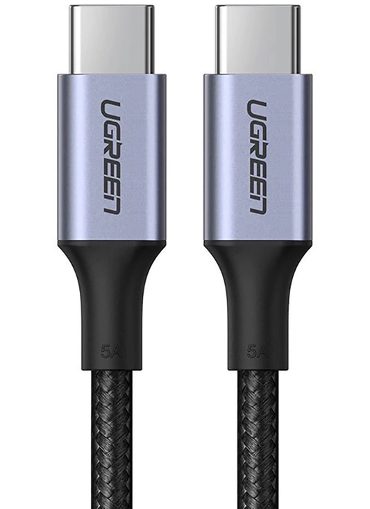 Cablu Date si Incarcare USB-C - USB-C UGREEN US316, 100W, 3m, Gri