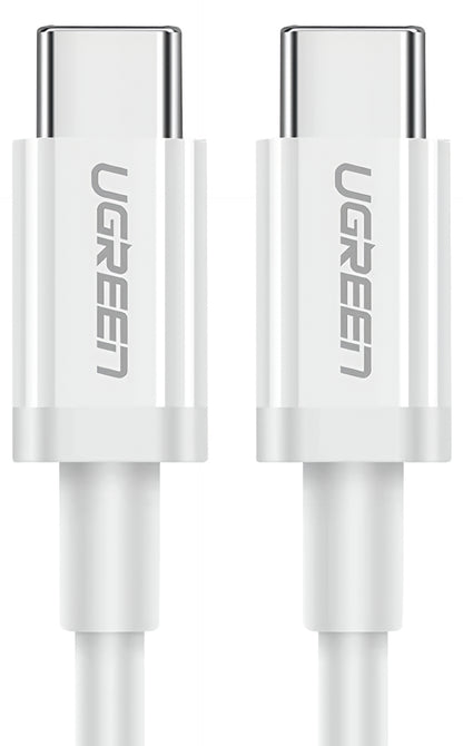 Cablu Date si Incarcare USB-C - USB-C UGREEN US264, 60W, 0.5m, Alb
