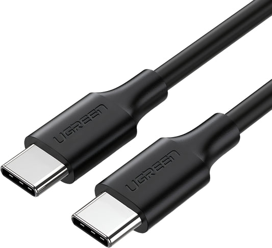 Cablu Date si Incarcare USB-C - USB-C UGREEN US286, 60W, 3m, Negru