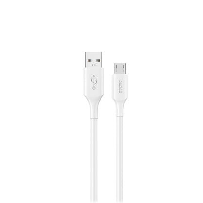 Cablu Date si Incarcare USB-A - microUSB Dudao L2SM, 18W, 1.2m, Alb