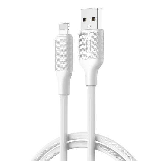 Cablu Date si Incarcare USB-A - Lightning XO Design NB265, 12W, 1m, Alb
