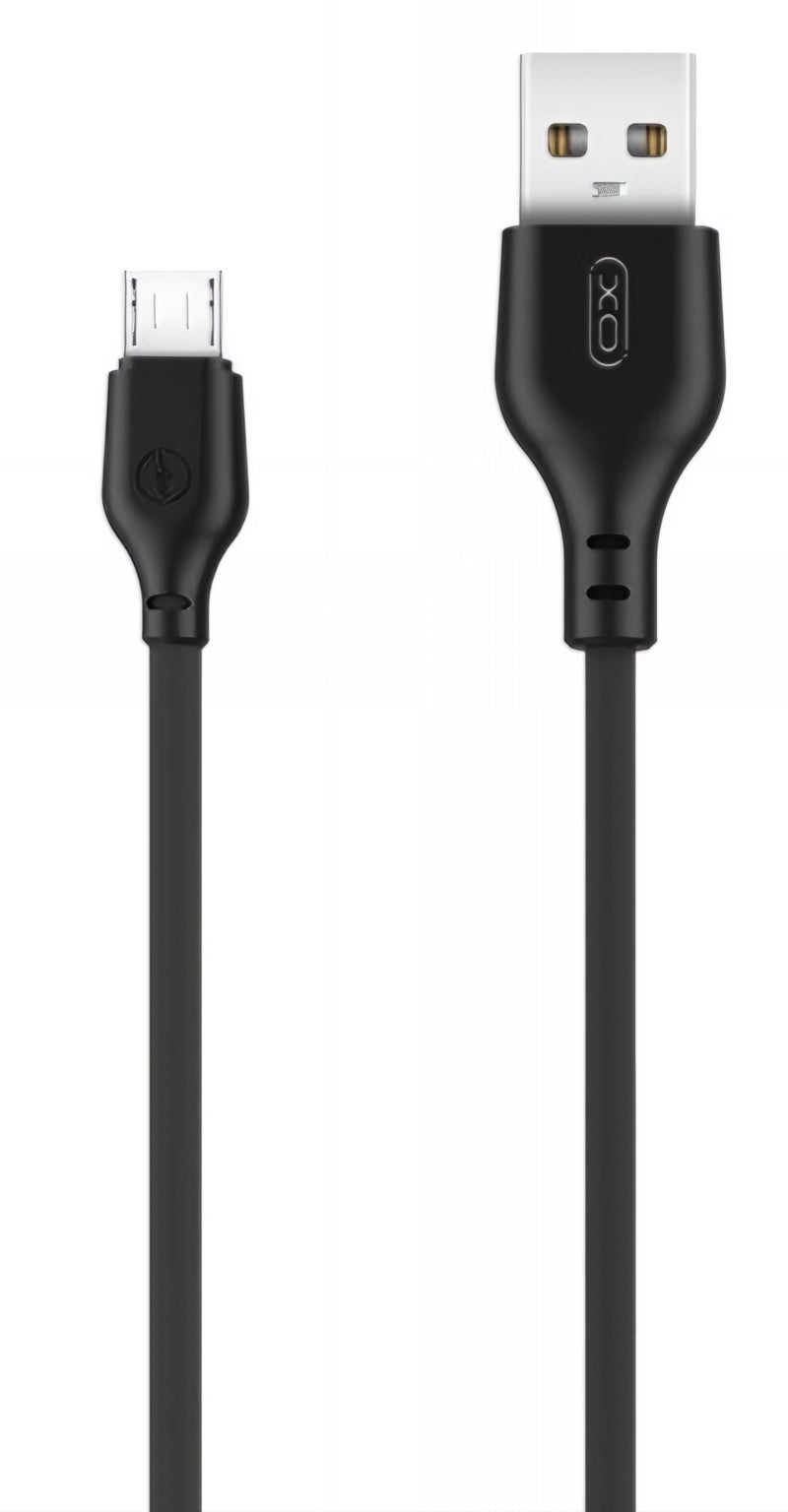 Cablu Date si Incarcare USB-A - microUSB XO Design NB103, 18W, 2m, Negru
