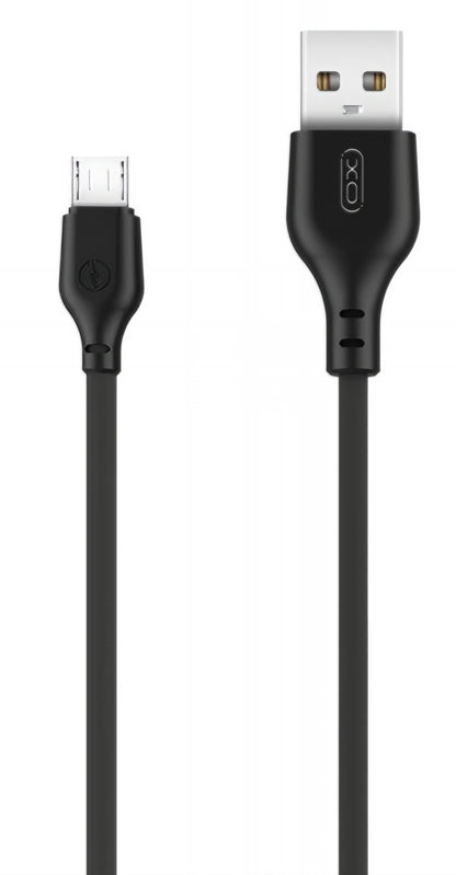 Cablu Date si Incarcare USB-A - microUSB XO Design NB103, 18W, 2m, Negru
