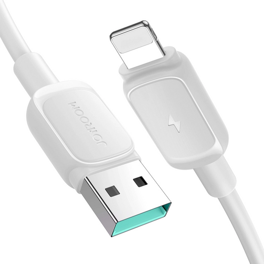 Cablu Date si Incarcare USB-A - Lightning Joyroom S-A14, 18W, 1.2m, Alb