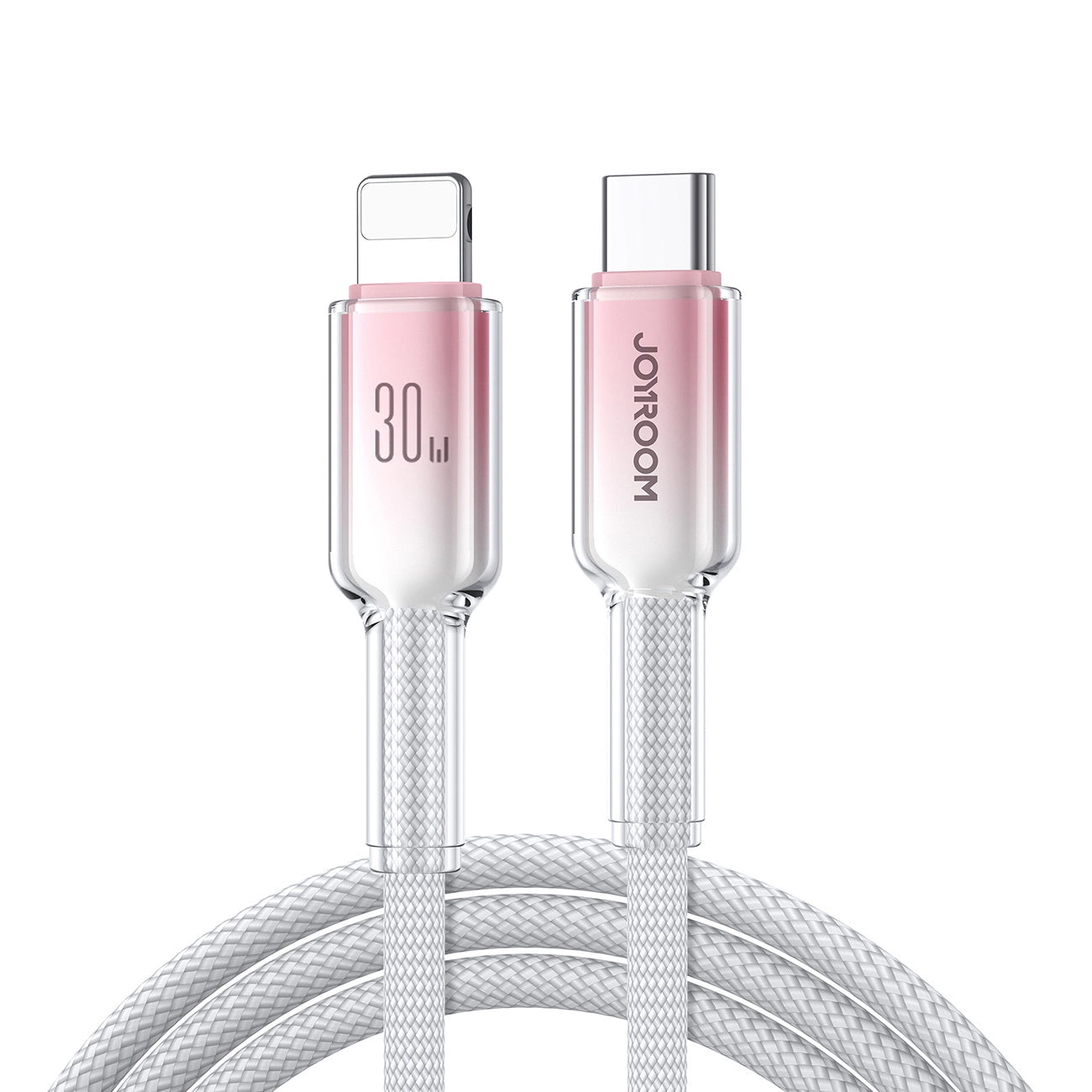 Cablu Date si Incarcare USB-C - Lightning Joyroom S-A42, 30W, 1.2m, Alb